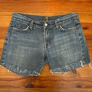 7 For All Mankind Jean Shorts Sz 30 “Cutoffs”